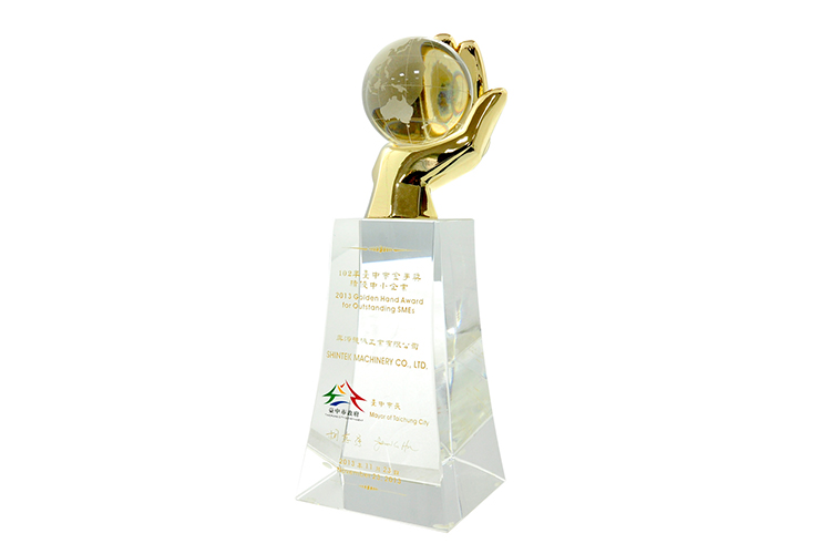 Golden Hand Award Trophy