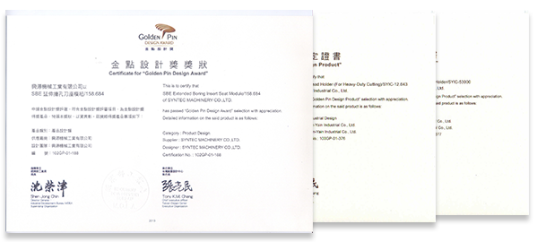 Golden Pin Design Product